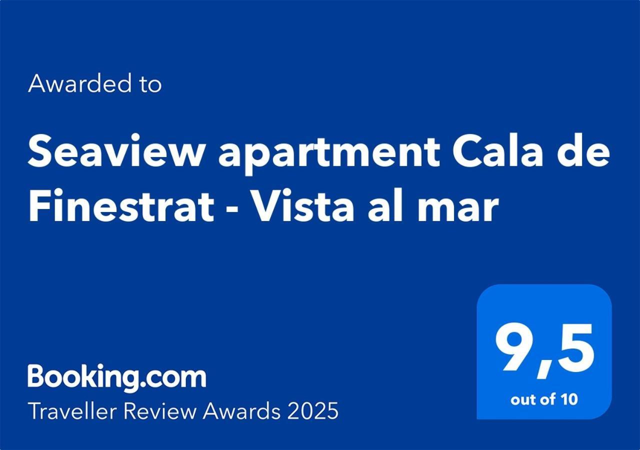 Seaview Apartment Cala De Finestrat - Vista Al Mar Villajoyosa Exterior foto